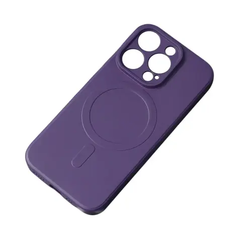 Hurtel Silikonové pouzdro s MagSafe Samsung Galaxy A36 5G fialová / Pouzdro / Silikon / MagSafe