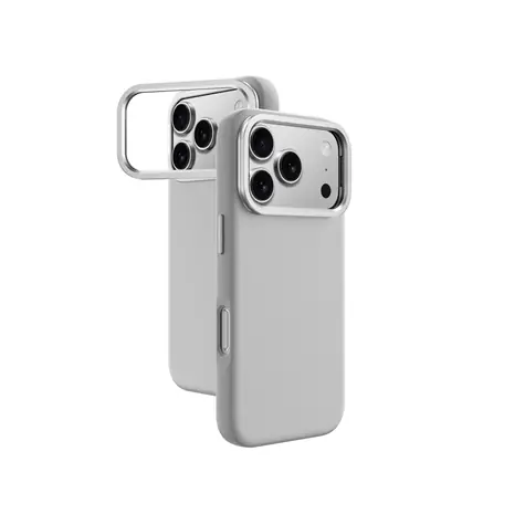 AmazingThing Glamour iPhone 17 Pro Max šedá / Kryt / Se stojánkem / MagSafe