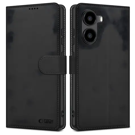 Tech-Protect Wallet Case pro Xiaomi Poco X7 Pro 5G černá / Pouzdro / Peněženkové s přihrádkou na kartu