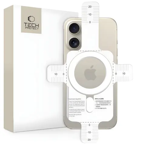 Tech-Protect MagMat bílá / Magnetický kroužek MagSafe / univerzální