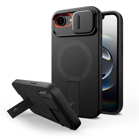 Tech-Protect Kevlar Aura MagSafe iPhone 16e/17e černá / Pouzdro / Kevlar / MagSafe