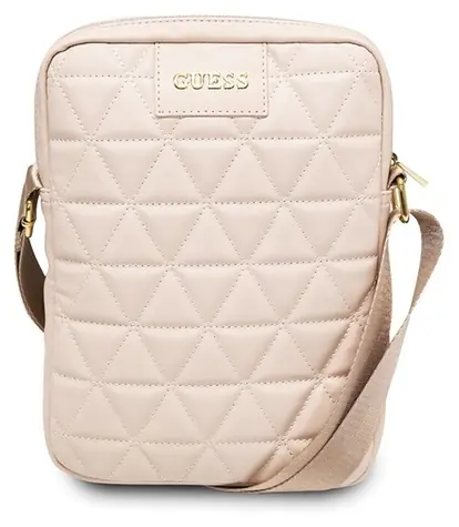 Guess Quilted růžová / Pouzdro na tablet 10