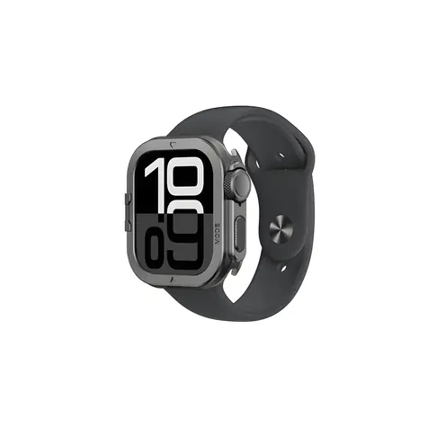 AmazingThing Titan Pro černá / Kovový kryt / Apple Watch 11 46 mm Aluminium
