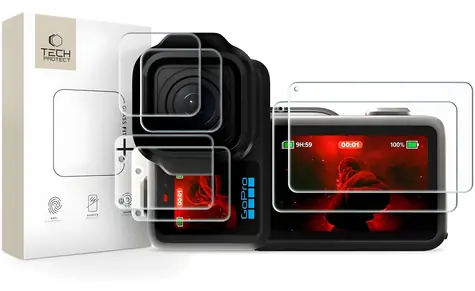 Tech-Protect Glass Fit+ pro GoPro Mission 1 a Pro / Ochranné sklo a fólie / Sada 2 ks