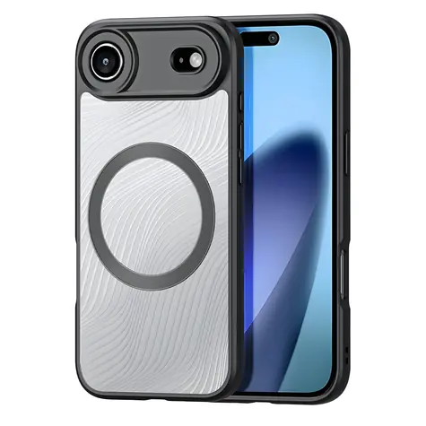 Dux Ducis Aimo Mag černá / Kryt / Apple iPhone 17 Air / Magnetický kroužek / MagSafe kompatibilní