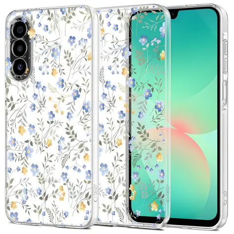Tech-Protect FlexAir+ pro Samsung Galaxy A17 4G/5G kopretiny s listy / Pouzdro / gelový kryt