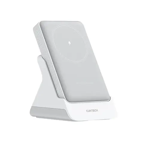 Cuktech WPB100N bílá / PowerBanka / 20W / 10000mAh / stojánek