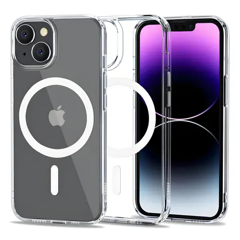 Tech-Protect FlexAir Hybrid iPhone 14 čirý / Kryt / MagSafe