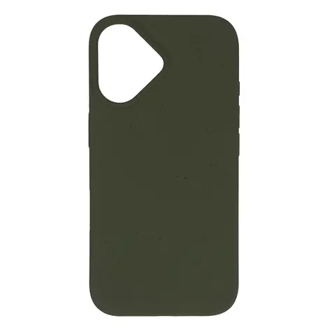 Hurtel Wheat kryt MagSafe tmavě zelená / Zadní kryt / MagSafe / pšeničná sláma / pro Apple iPhone 16