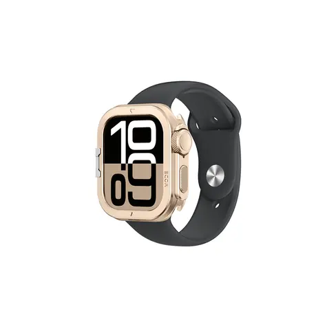 AmazingThing Titan Pro zlatá / Kryt pro Apple Watch 11 46mm / Hliník