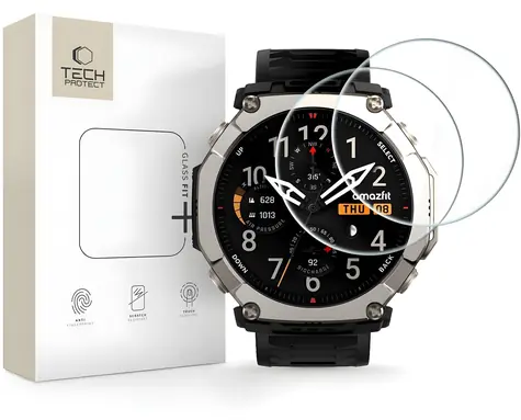 Tech-Protect Glass Fit+ Amazfit T-Rex Ultra 2 / Ochranné sklo / Tvrzené sklo / 2 ks