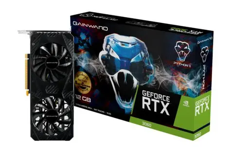 Gainward GeForce RTX 3060 Python II OC / Grafická karta / 12GB GDDR6 / 192-bit / 1x HDMI + 3x DP / 170W