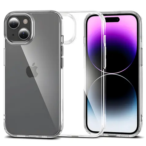 Tech-Protect FlexAir Hybrid čirá / Kryt / Apple iPhone 15