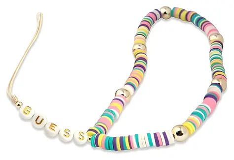 Guess Poutko na telefon Heishi Beads multicolor / Poutko na telefon / Korálky