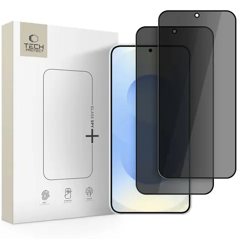 Tech-Protect Glass SPY+ / Ochranné sklo / Privacy filtr / 2 ks / Samsung Galaxy S26+