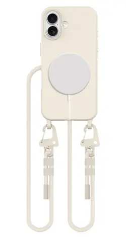 Tech-Protect MagNecklace MagSafe béžová / Pouzdro pro Apple iPhone 16 / MagSafe / Poutko na krk