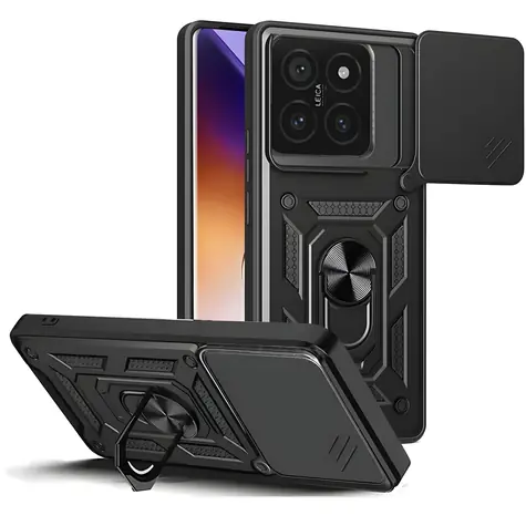 Tech-Protect CamShield Pro pro Xiaomi 14T černá / Zadní kryt / Ochrana objektivu