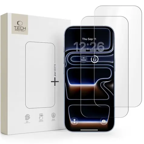 Tech-Protect Glass Fit+ / Ochranné sklo / Apple iPhone 16 Pro Max/17 Pro Max / 2 ks / čiré
