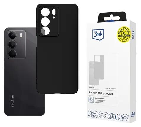 3mk Matt Case černá / Ochranný kryt / Realme C75