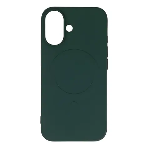 Hurtel Silikonové pouzdro s MagSafe iPhone 16e/17e zelená / Pouzdro / Silikon / MagSafe