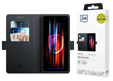 3mk Wallet Case Realme C71 černá / Pouzdro / Peněženkové s přihrádkou na karty