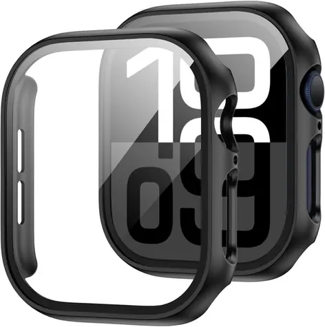 Tech-Protect Defense360 pro Apple Watch 10 42mm černá / Pouzdro / Temperované sklo