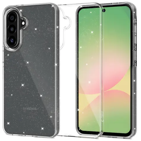 Tech-Protect FlexAir pro Samsung Galaxy A57 5G transparentní, třpytivá / Kryt / Samsung Galaxy A57 5G