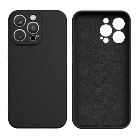 Hurtel Silikonové pouzdro Galaxy S24 Ultra černé / Pouzdro / Samsung Galaxy S24 Ultra