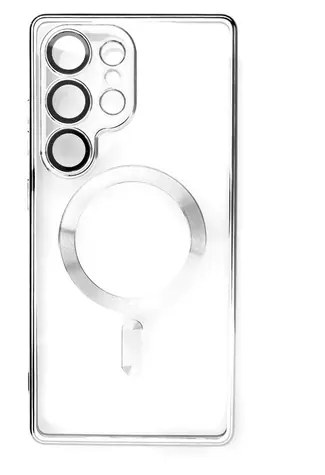 Hurtel Pokovený kryt MagSafe stříbrná / Kryt / MagSafe / Apple iPhone 16e a 17e