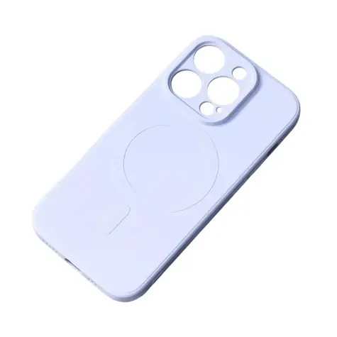 Hurtel Silikonové pouzdro s MagSafe iPhone 16e/17e světle modrá / Pouzdro / Silikon / MagSafe