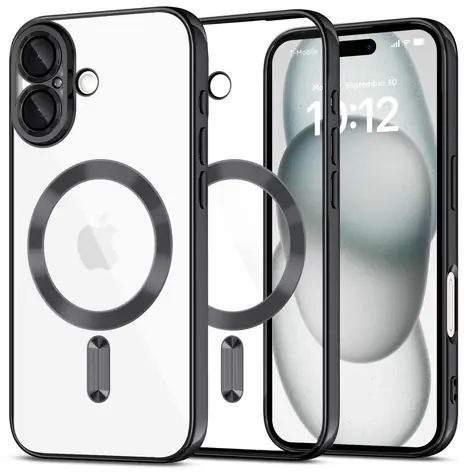 Tech-Protect MagFlex černá / Kryt / Apple iPhone 16 / MagSafe