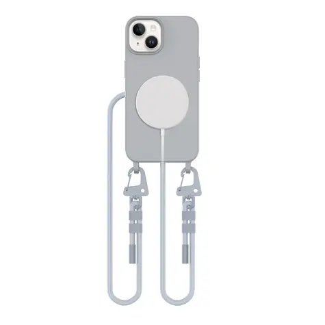 Tech-Protect MagNecklace šedá / Kryt / Apple iPhone 14 / MagSafe