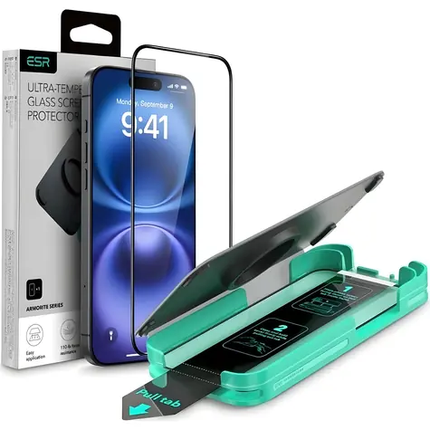 ESR Armorite / Ochranné sklo / Apple iPhone 16 Pro / s instalačním aplikátorem