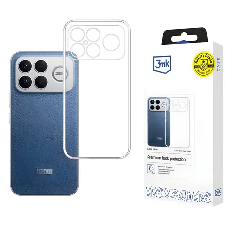 3mk Clear Case čirá / Ochranný kryt / Poco F8 Ultra