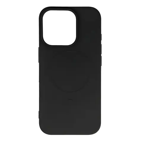 Hurtel Liquid Silicone MagSafe kryt pro iPhone 16 Pro Max černá / Pouzdro / Silikonové / MagSafe