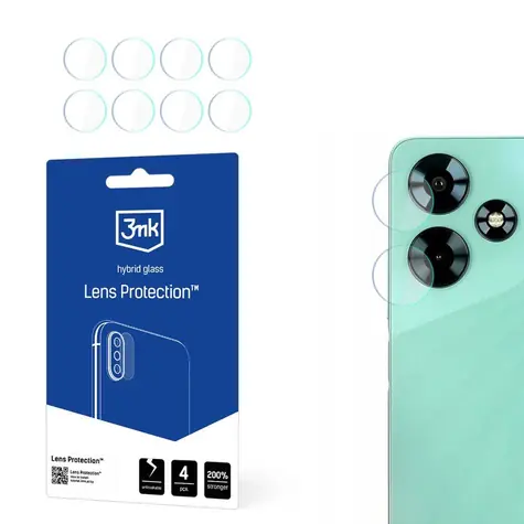 3mk Lens Protection sklo na fotoaparát pro Infinix Hot 30 4G / Ochranné sklo fotoaparátu / Hybridní sklo
