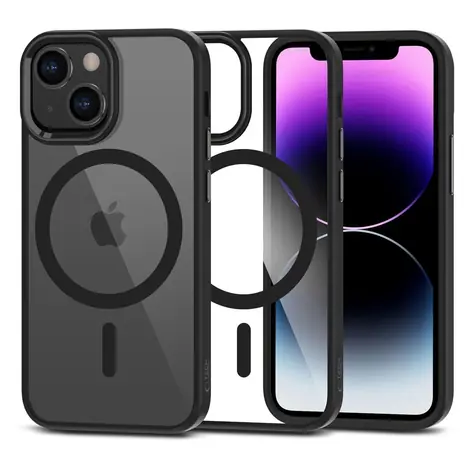 Tech-Protect MagMat čirá černá / Kryt pro Apple iPhone 12 mini & 13 mini / MagSafe