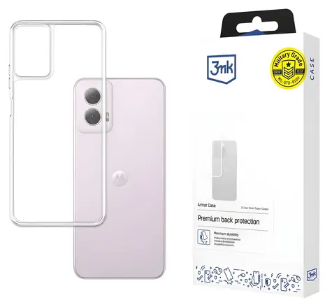 3mk Armor Case Motorola Moto G 5G 2024 transparentní / Ochranný kryt
