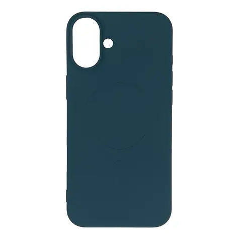 Hurtel Liquid Silicone Case MagSafe tmavě modrá / Silikonové pouzdro / iPhone 16 / MagSafe