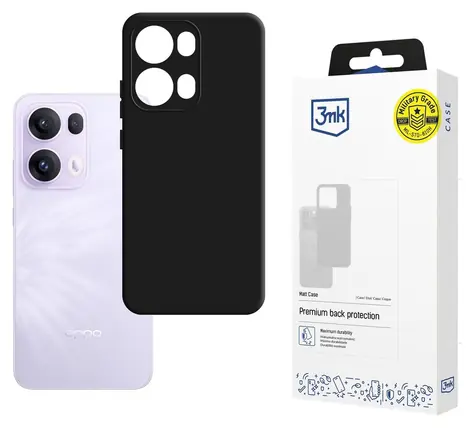 3mk Matt Case černá / Zadní kryt / Oppo Reno 13 Pro