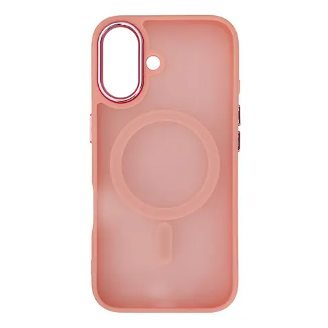 Hurtel Magnetic Collection MagSafe kryt pro iPhone 16 Plus růžová / Pouzdro / Silikonové / MagSafe