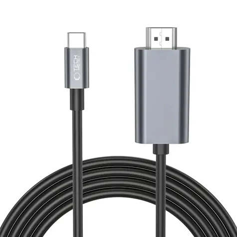 Tech-Protect UltraBoost černá / Kabel USB-C - HDMI / 4K 60Hz / 2 m