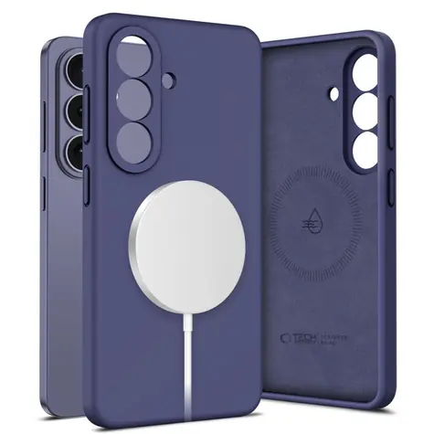 Tech-Protect Silicone MagSafe fialová / Kryt / Samsung Galaxy S26 / MagSafe / Silikon