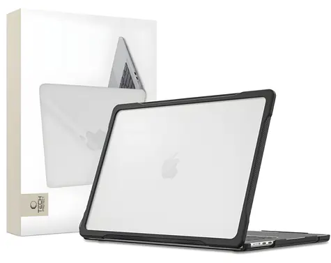 Tech-Protect Velar průhledná černá / Pouzdro / pro MacBook Air 15