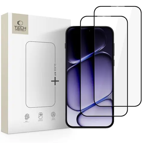 Tech-Protect Glass Fit+ černá / Tvrzené sklo / OnePlus Nord 6 / 2 ks