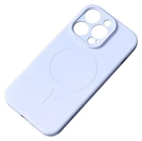Hurtel MagSafe silikonové pouzdro světle modrá / Pouzdro / Samsung Galaxy S25 Edge / Silikon
