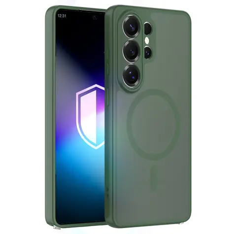 3mk Misty MagCase zelená / Zadní kryt / Samsung Galaxy S26 Ultra / MagSafe