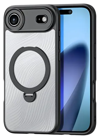 Dux Ducis Aimo Mag černá / Ochranný kryt se stojánkem / Apple iPhone 17 Air / MagSafe