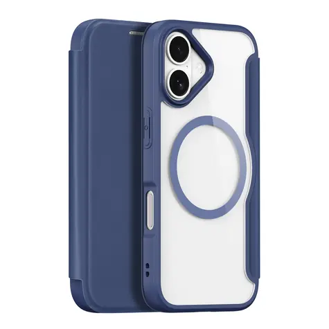 Dux Ducis Skin X Pro modrá / Pouzdro / Apple iPhone 17 Air / Peněženka / MagSafe