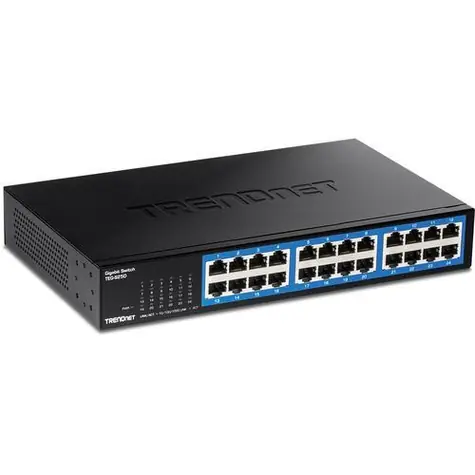 TRENDnet TEG-S25D / Switch / 24-port Gigabit / 48 Gbit/s / bez ventilátoru / kovové provedení